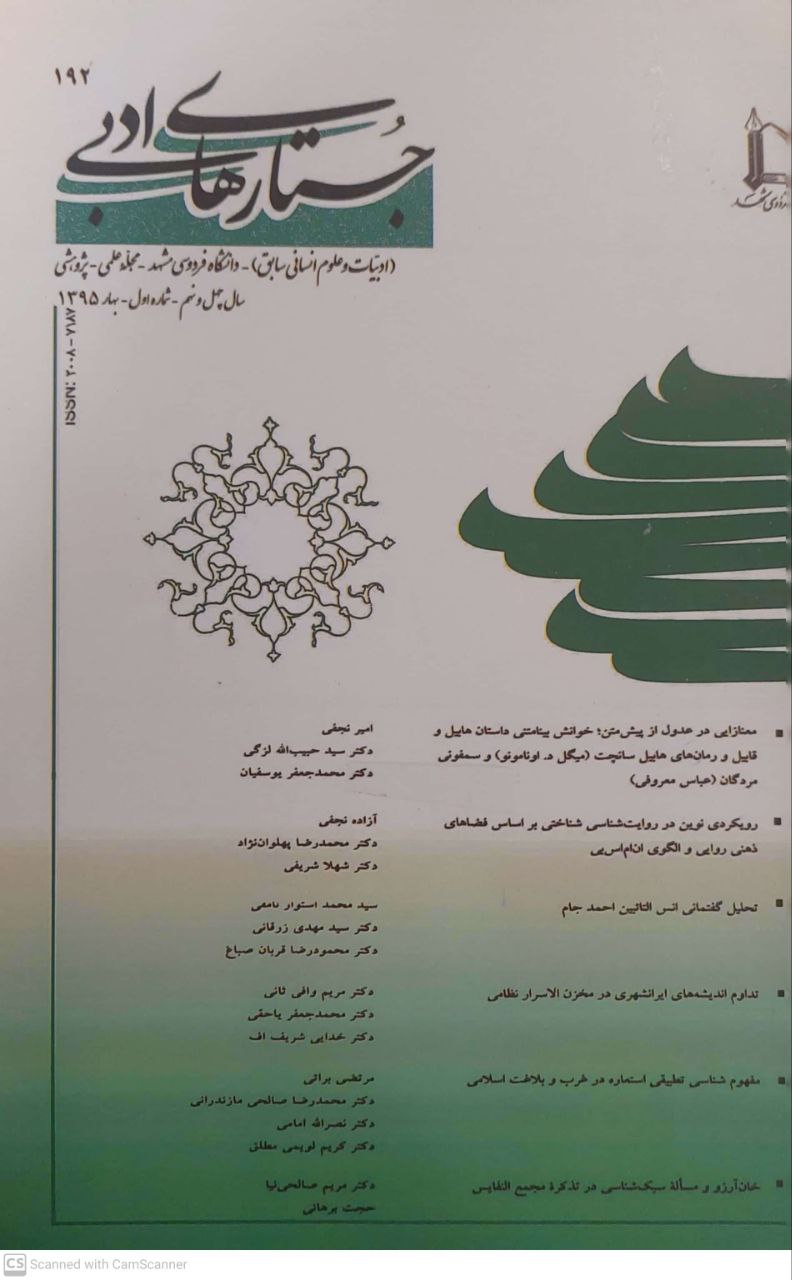 جستارهای نوین ادبی